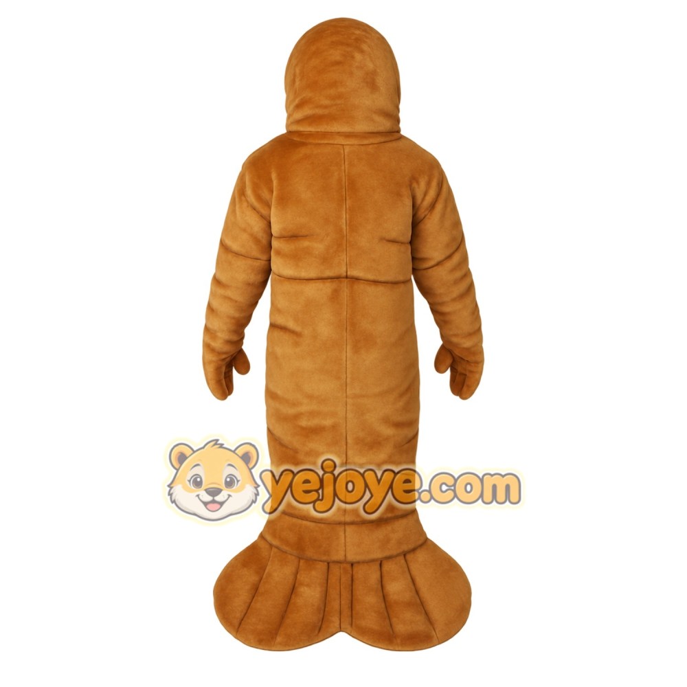 Brown Seal Mascot Costume Brown Seal Mascot Costume