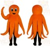Orange Octopus Mascot Costume