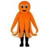 Orange Octopus Mascot Costume Orange Octopus Mascot Costume