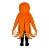 Orange Octopus Mascot Costume Orange Octopus Mascot Costume