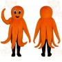 Orange Octopus Mascot Costume