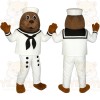White Seal Mascot Costume