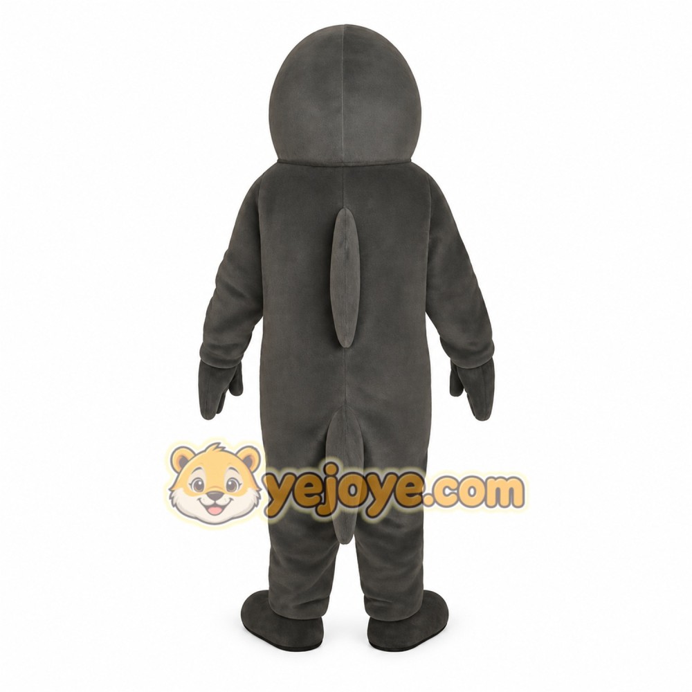 Gray Animal Mascot Costume Gray Animal Mascot Costume