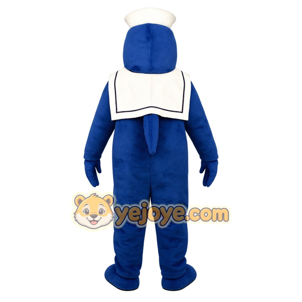 Blue Dolphin Mascot Costume Blue Dolphin Mascot Costume