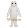 White Seal Mascot Costume White Seal Mascot Costume