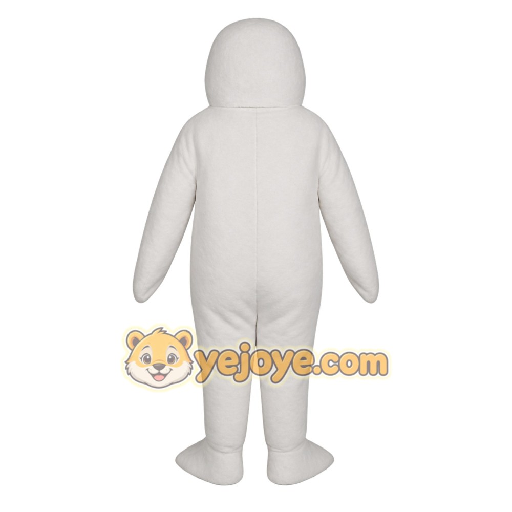 White Seal Mascot Costume White Seal Mascot Costume