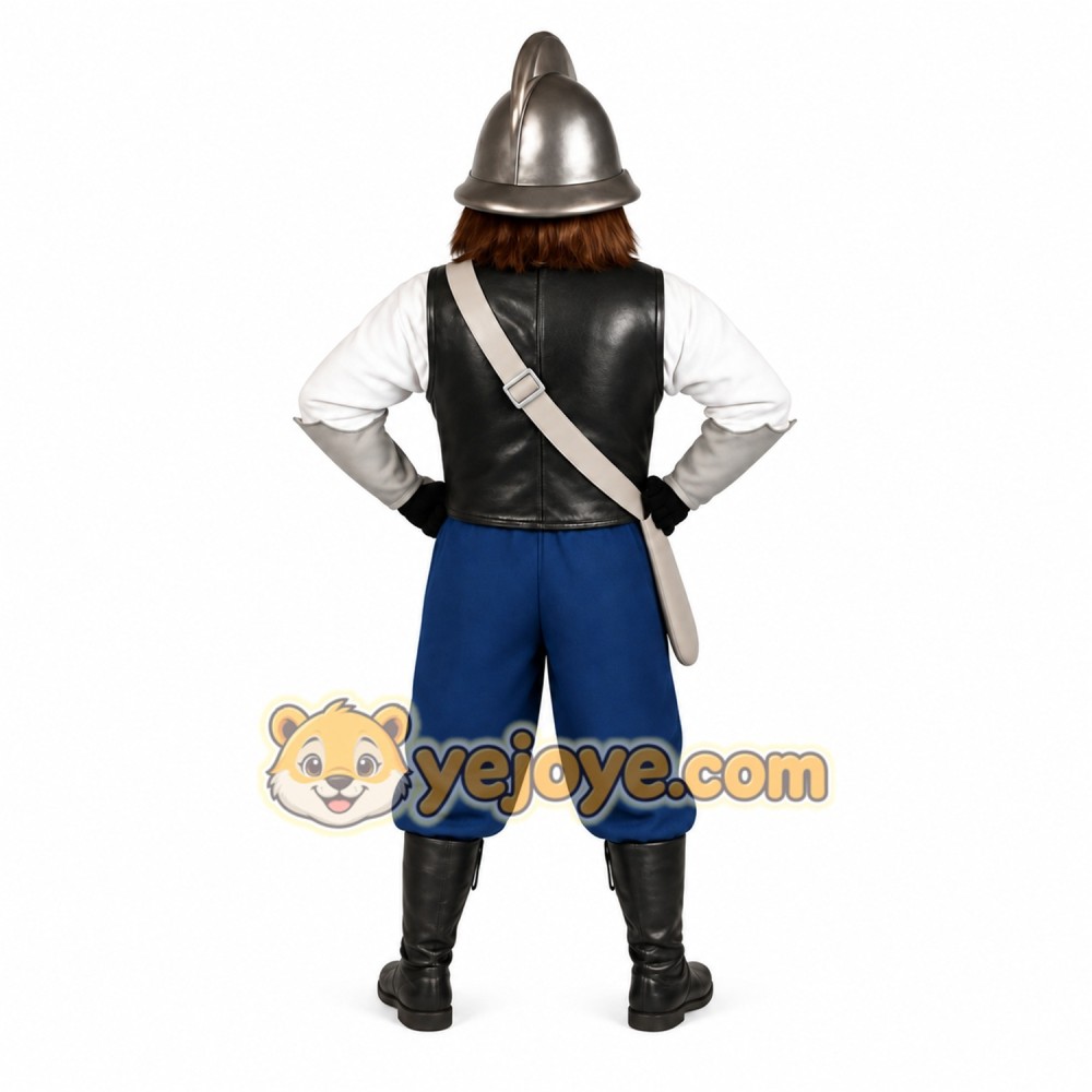 Blue Knight Mascot Costume Blue Knight Mascot Costume