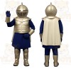 Blue Knight Mascot Costume