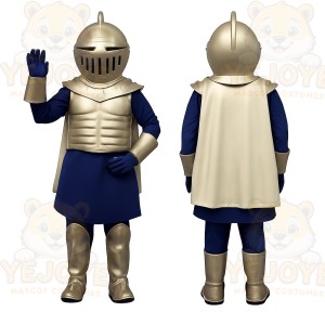 Blue Knight Mascot Costume