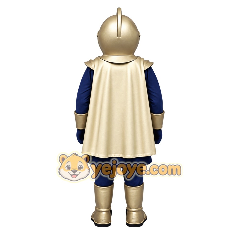 Blue Knight Mascot Costume Blue Knight Mascot Costume