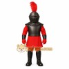 Red Knight Mascot Costume Red Knight Mascot Costume
