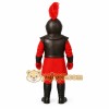 Red Knight Mascot Costume Red Knight Mascot Costume