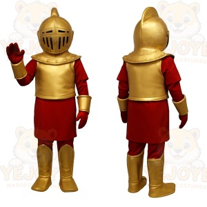 Red Knight Mascot Costume