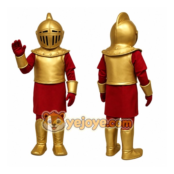 Red Knight Mascot Costume