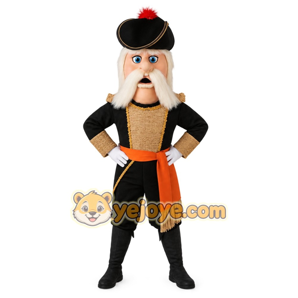 Black Character Mascot Costume Black Character Mascot Costume