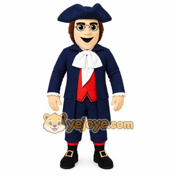 Blue Character Mascot Costume