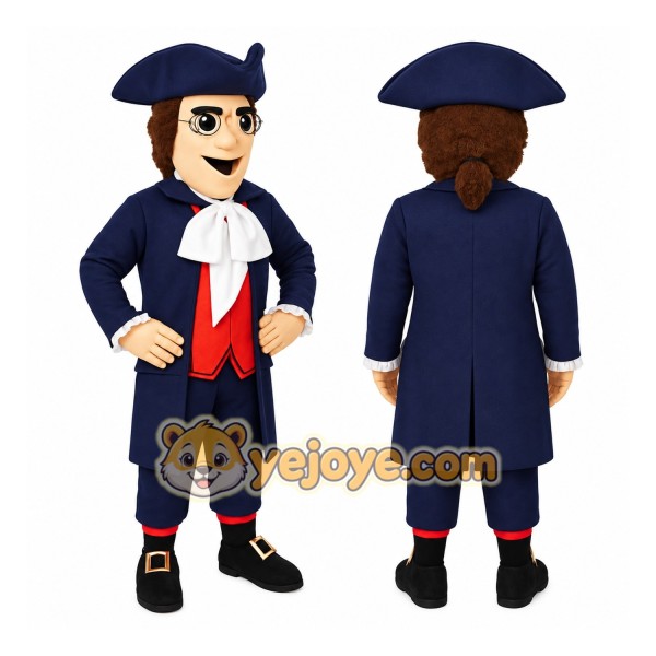 Blue Character Mascot Costume