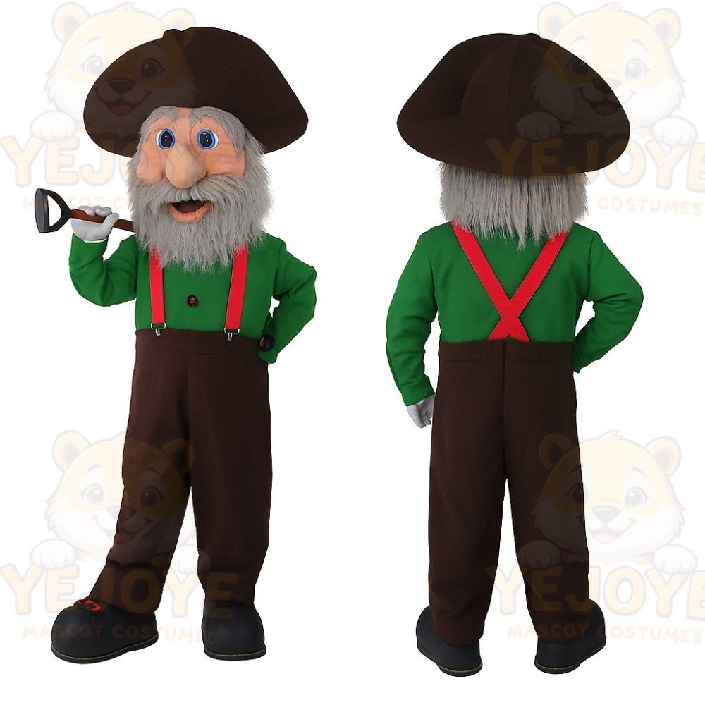Green Gnome Mascot Costume