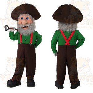 Green Gnome Mascot Costume