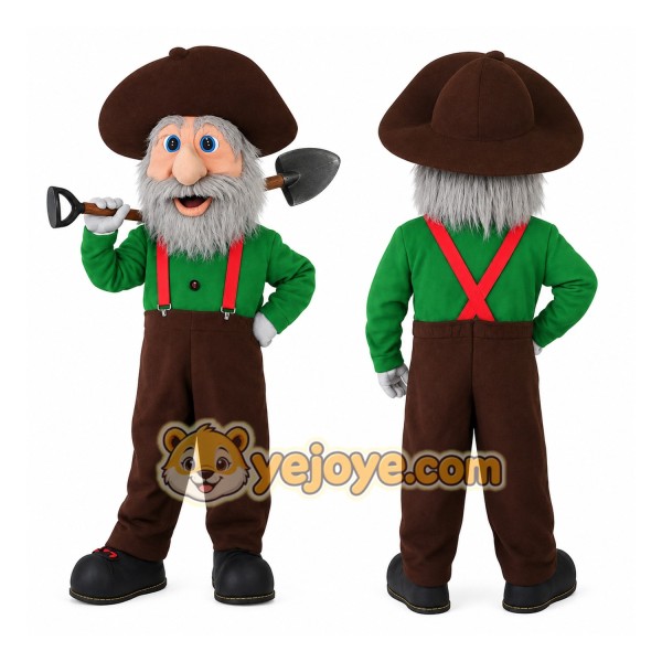 Green Gnome Mascot Costume