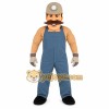 Blue Miner Mascot Costume Blue Miner Mascot Costume