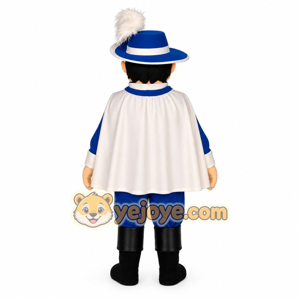Blue Character Mascot Costume