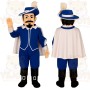 Blue Character Mascot Costume