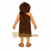 Brown Caveman Mascot Costume