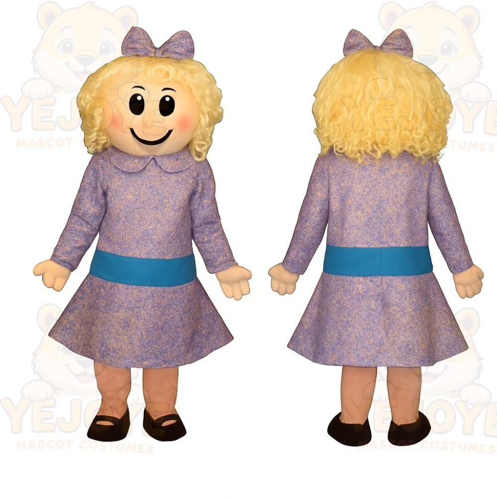 Purple Character Mascot Costume