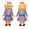 Purple Character Mascot Costume