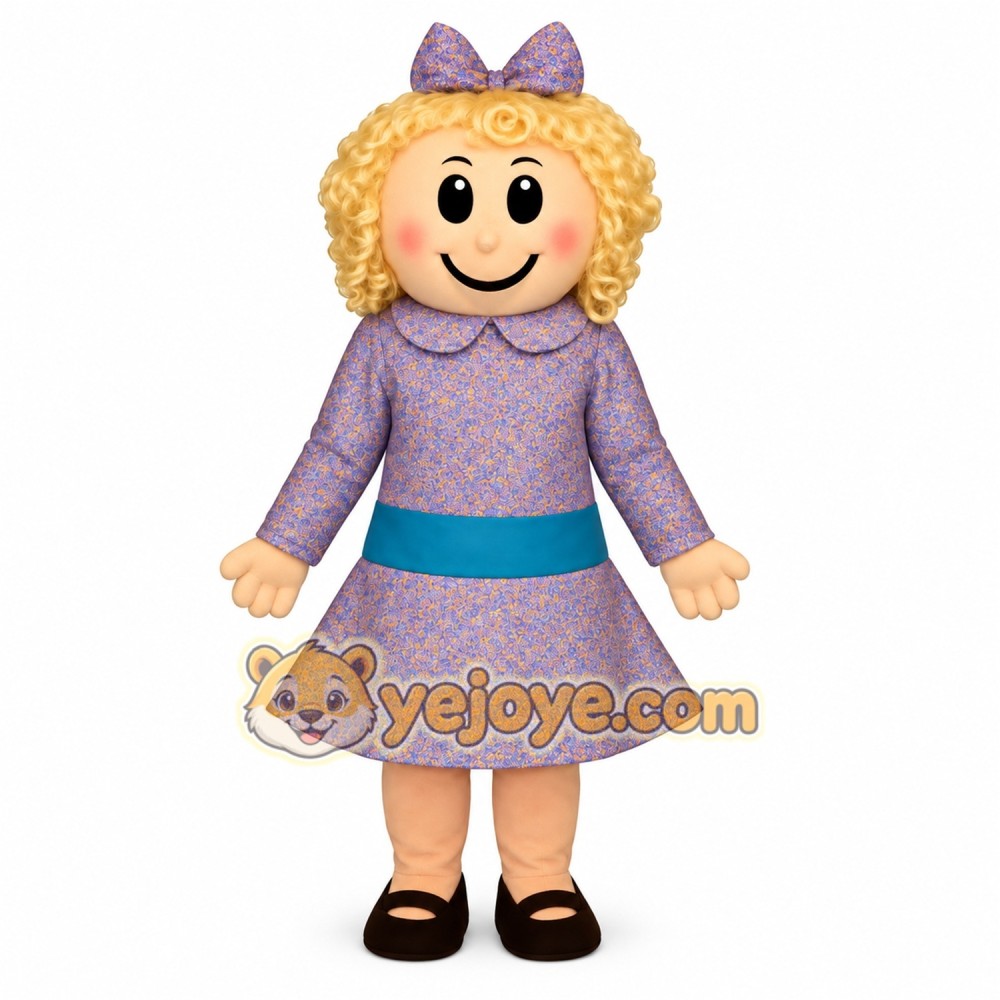 Purple Character Mascot Costume Purple Character Mascot Costume