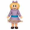 Purple Character Mascot Costume Purple Character Mascot Costume