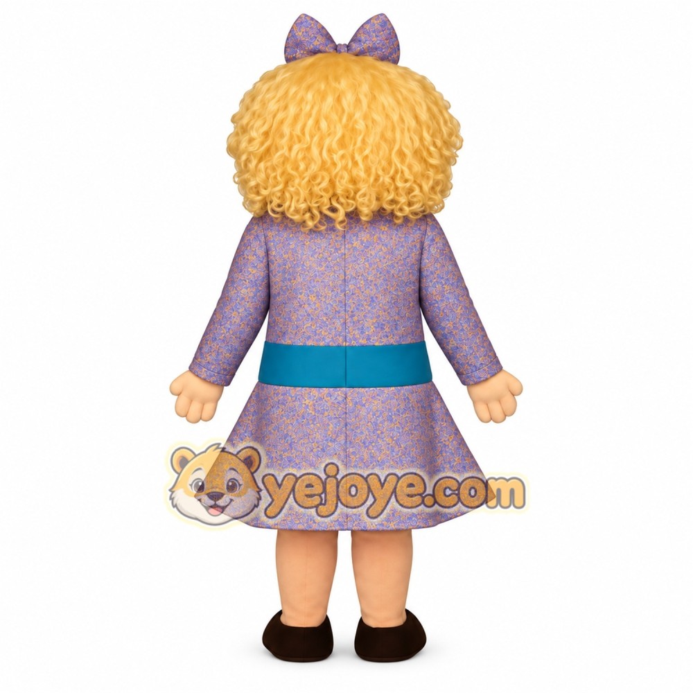Purple Character Mascot Costume Purple Character Mascot Costume