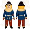 Blue Scarecrow Mascot Costume