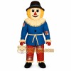 Blue Scarecrow Mascot Costume Blue Scarecrow Mascot Costume