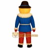 Blue Scarecrow Mascot Costume Blue Scarecrow Mascot Costume