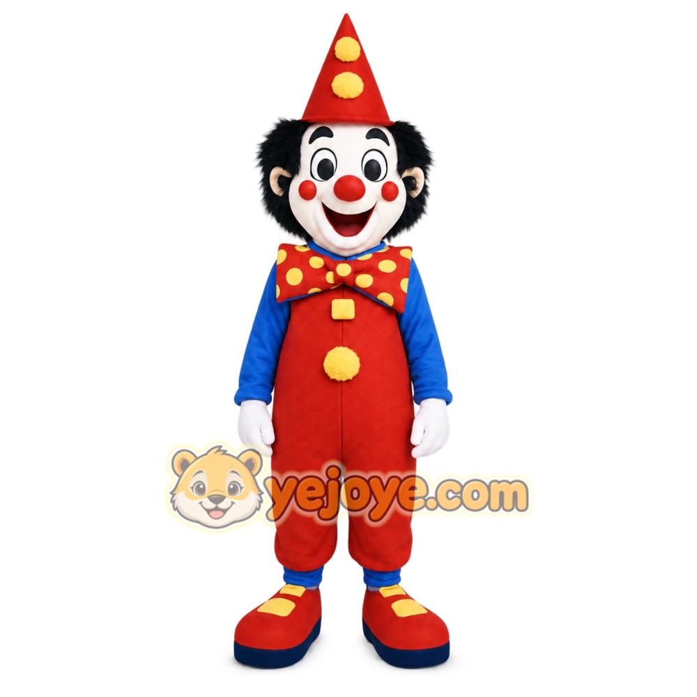 Red Clown Mascot Costume