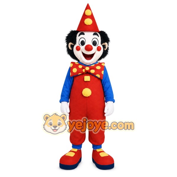 Red Clown Mascot Costume
