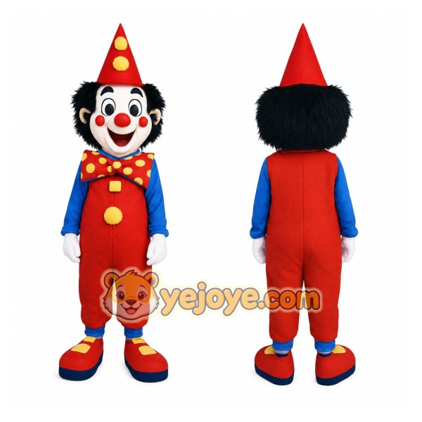 Red Clown Mascot Costume
