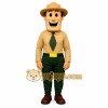 Beige Ranger Mascot Costume Beige Ranger Mascot Costume