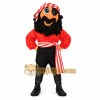 Red Pirate Mascot Costume Red Pirate Mascot Costume