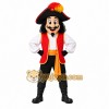 Red Pirate Mascot Costume Red Pirate Mascot Costume