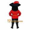 Red Pirate Mascot Costume Red Pirate Mascot Costume
