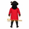 Red Pirate Mascot Costume