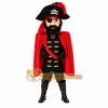 Red Pirate Mascot Costume Red Pirate Mascot Costume