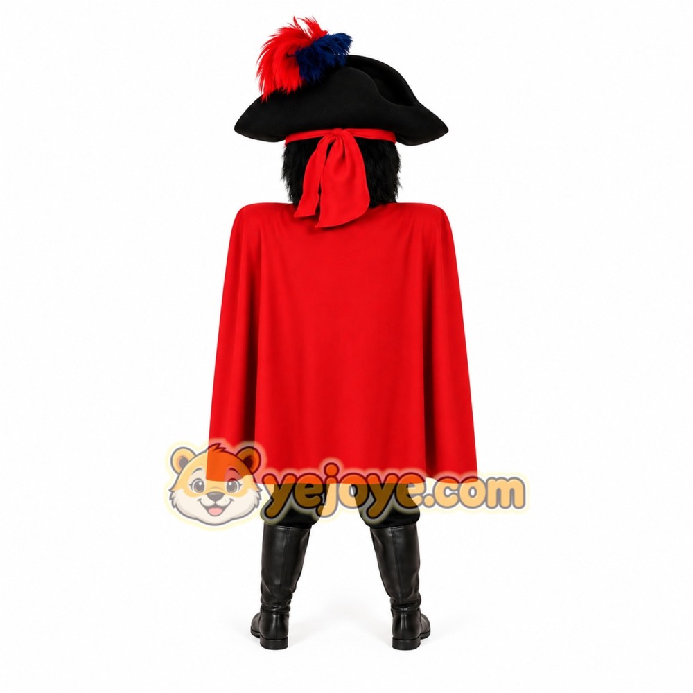 Red Pirate Mascot Costume Red Pirate Mascot Costume