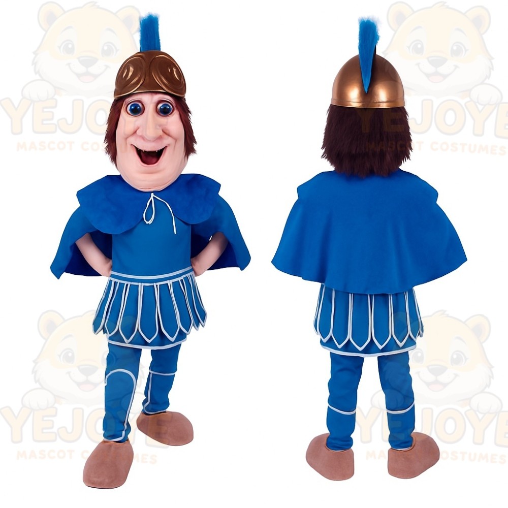 Blue Character Mascot Costume