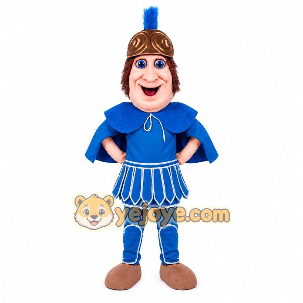 Blue Character Mascot Costume