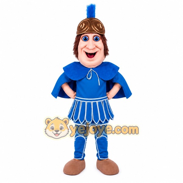 Blue Character Mascot Costume