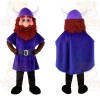 Purple Viking Mascot Costume